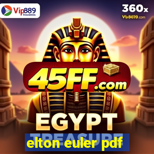 elton euler pdf